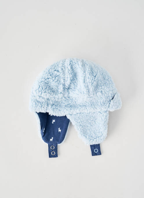 Bonnet doublure bleu P'TIT BISOU garcon