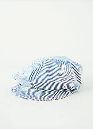 Casquette tissage popeline bleu NANO & NANETTE fille