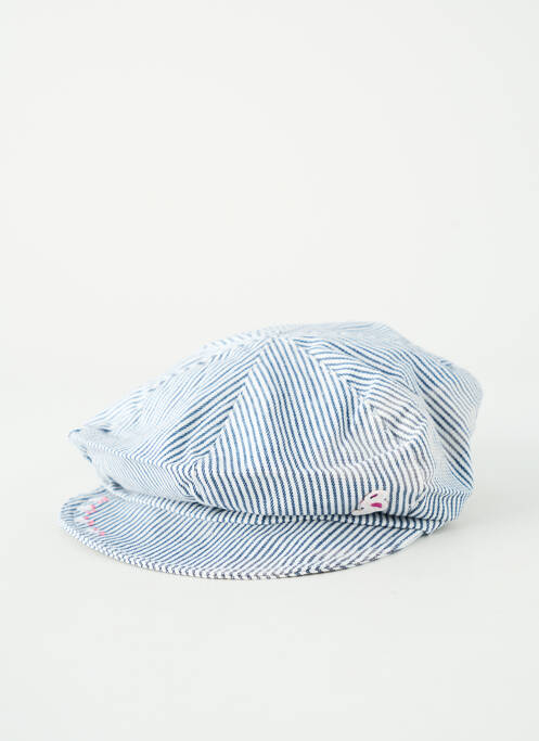 Casquette tissage popeline bleu NANO & NANETTE fille