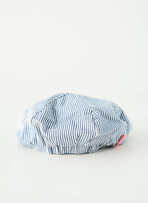 Casquette tissage popeline bleu NANO & NANETTE fille