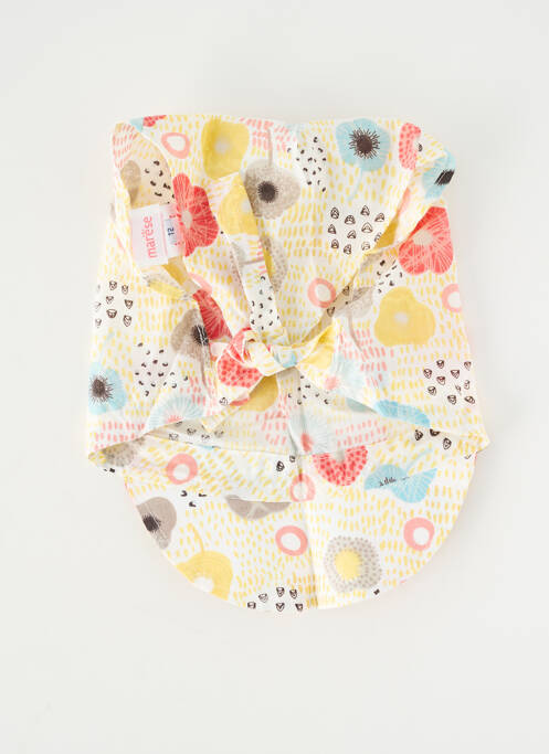 Casquette imprimé fantaisie jaune MARESE fille