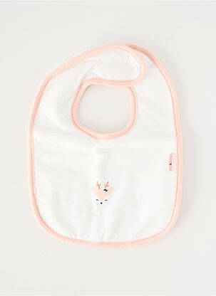 Bavoir rose P'TIT BISOU fille