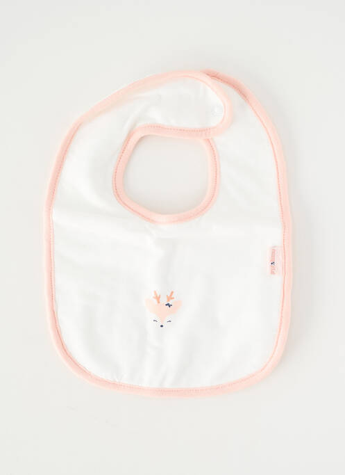 Bavoir rose P'TIT BISOU fille