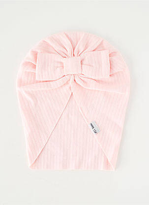 Bonnet rose P'TIT BISOU fille