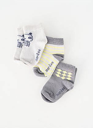 Chaussettes stretch gris MARESE garcon