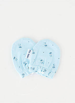 Gants stretch bleu P'TIT BISOU garcon