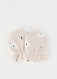 Gants imprimé fantaisie beige MARESE enfant