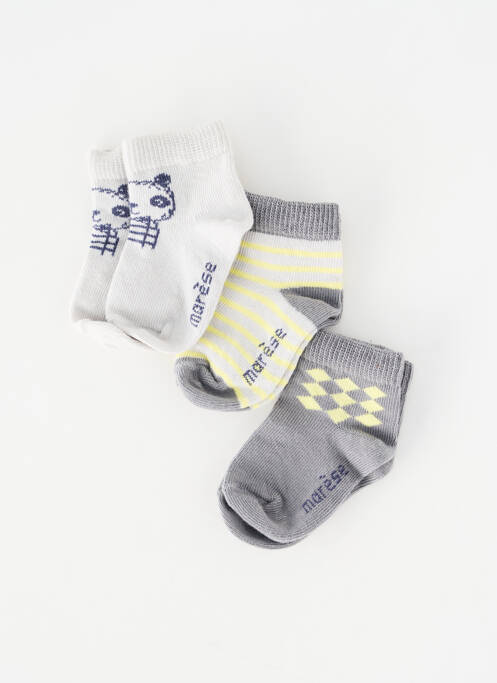 Chaussettes stretch gris MARESE garcon