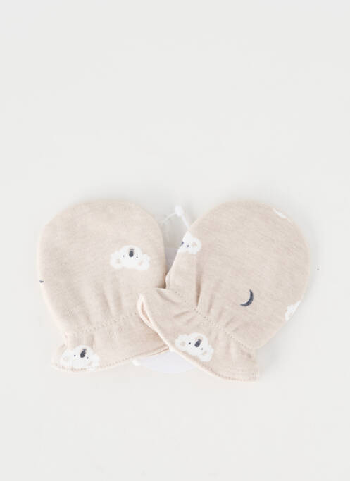Gants imprimé fantaisie beige MARESE enfant