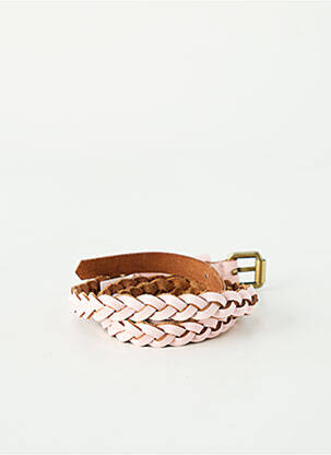 Ceinture réglable rose MARESE femme