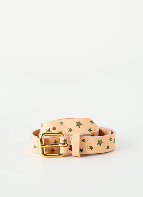 Ceinture imprimé fantaisie beige MARESE femme