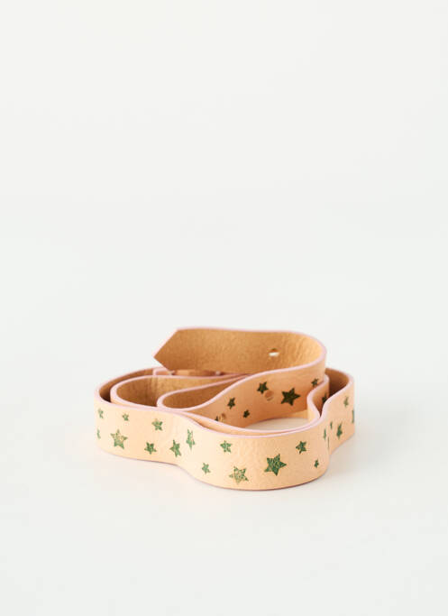Ceinture imprimé fantaisie beige MARESE femme