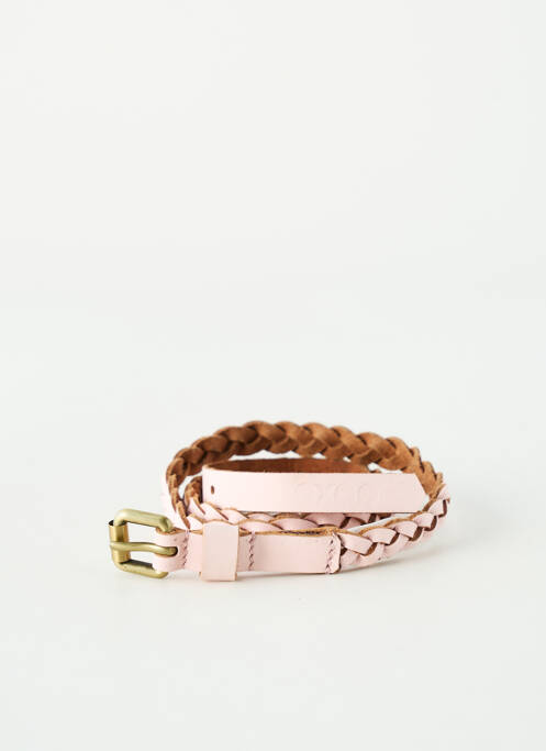 Ceinture réglable rose MARESE femme