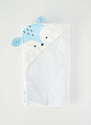 Drap de bain blanc P'TIT BISOU enfant