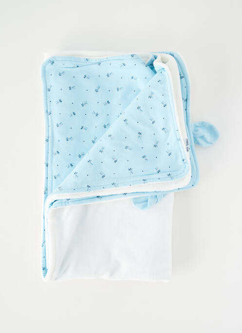 Drap de bain blanc P'TIT BISOU enfant