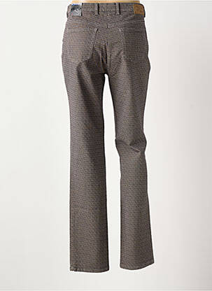 Pantalon slim tissage popeline taille normale gris TONI femme