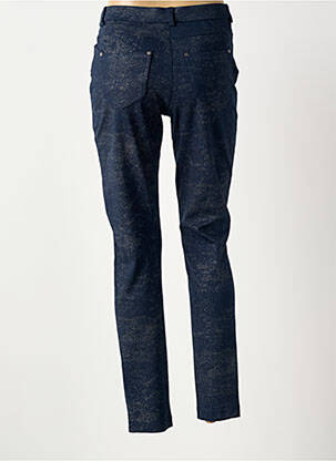 Pantalon slim stretch taille normale bleu GREGORY PAT femme