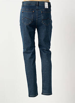Jeans coupe slim stretch taille haute bleu ANNA MONTANA femme