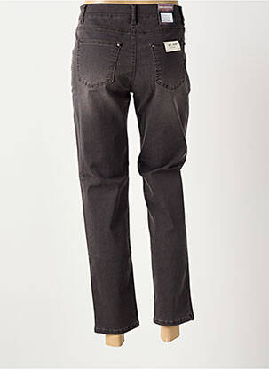 Jeans coupe slim stretch taille normale marron ANNA MONTANA femme