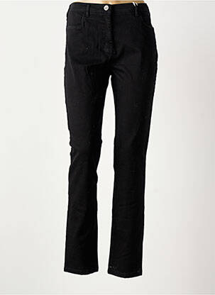 Jeans coupe slim stretch taille normale noir TONI femme