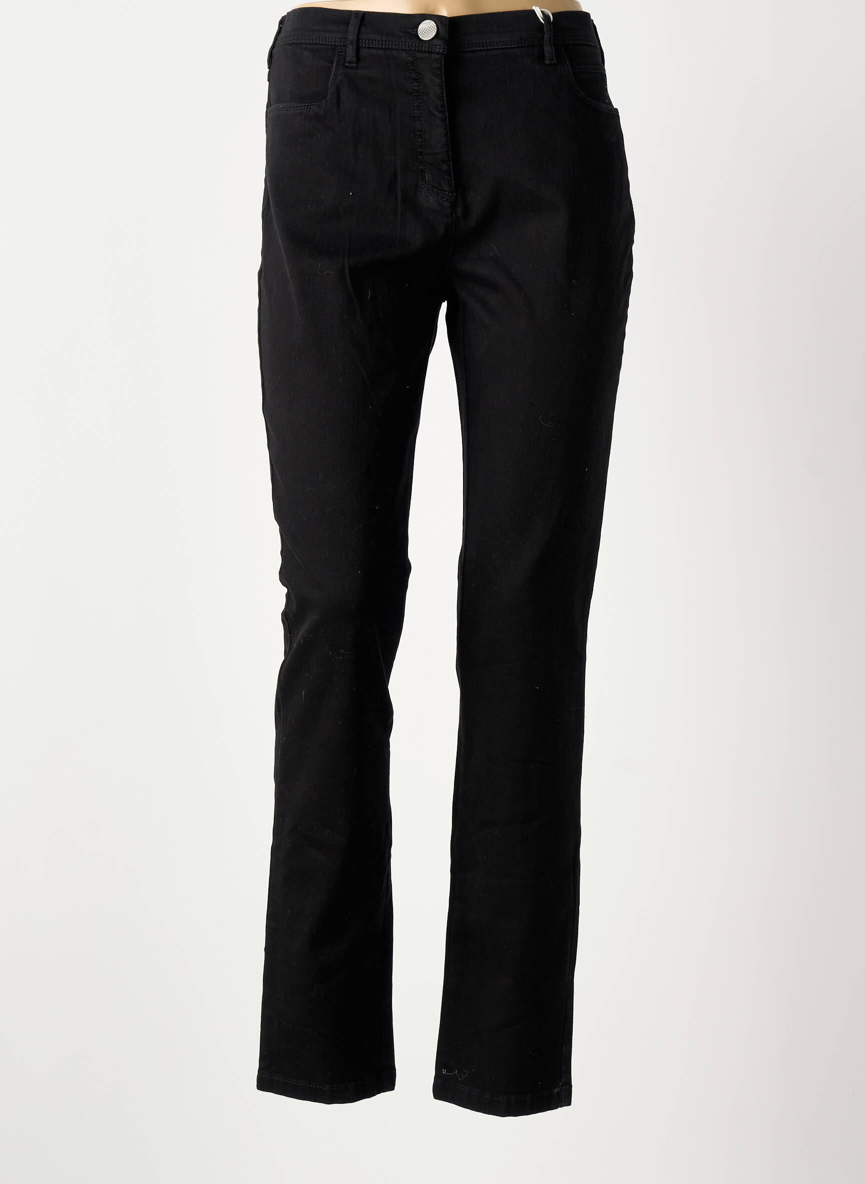 Jeans coupe slim stretch taille normale noir TONI femme