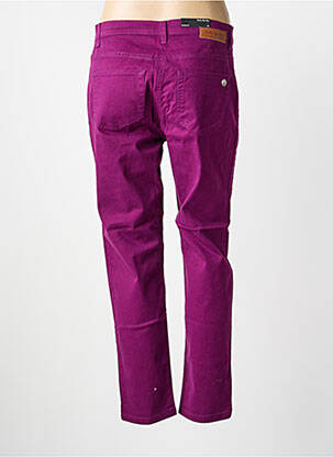 Pantalon droit stretch taille normale violet BETTY BARCLAY femme
