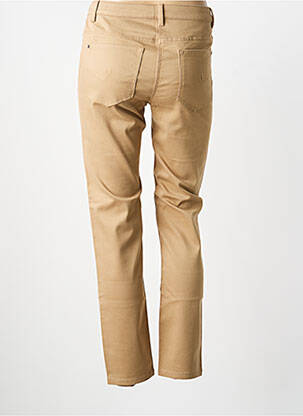 Pantalon droit stretch taille normale beige BARBARA LEBEK femme