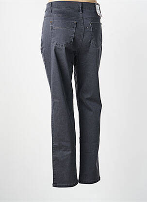 Pantalon droit stretch taille normale gris ANNA MONTANA femme
