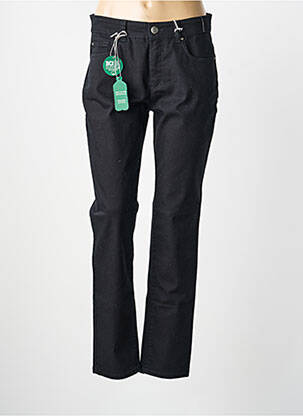 Jeans coupe droite stretch taille normale noir ANNA MONTANA homme