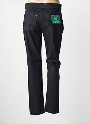 Jeans coupe droite stretch taille normale noir ANNA MONTANA homme