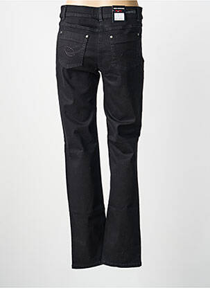 Jeans coupe droite stretch taille normale noir ANNA MONTANA femme