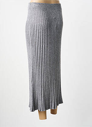 Jupe longue taille normale gris BARILOCHE femme