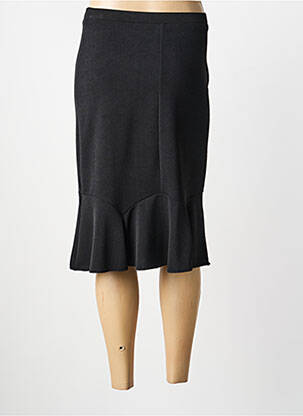 Jupe mi-longue stretch noir MERI & ESCA femme