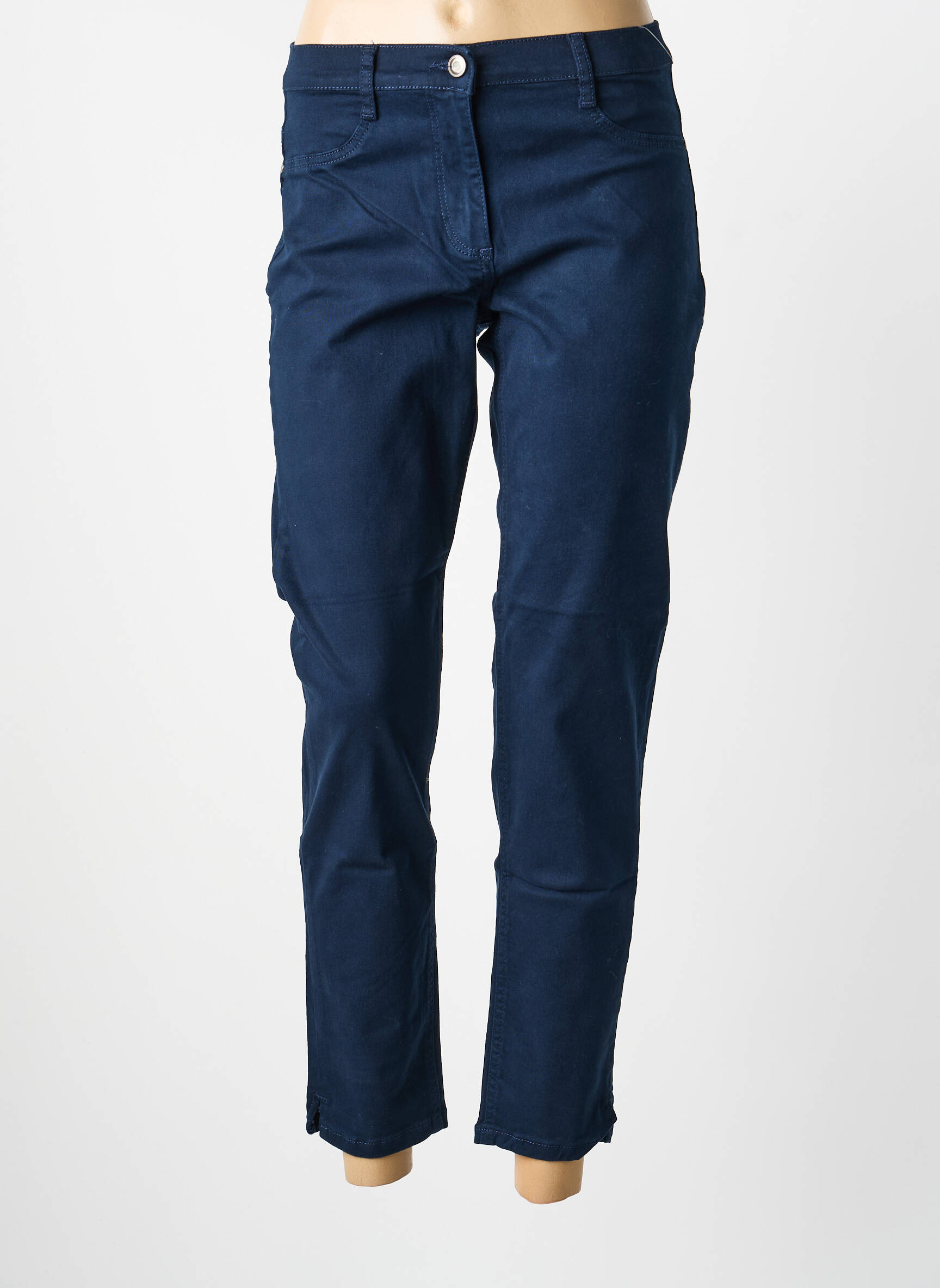 Pantalon 7/8 stretch taille normale bleu BETTY BARCLAY femme