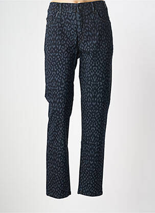 Jeans coupe slim stretch taille normale noir ANNA MONTANA femme