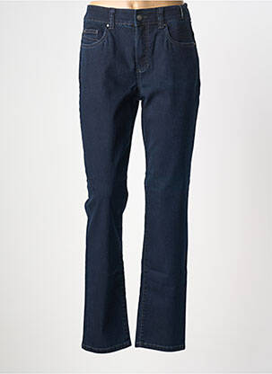 Jeans coupe slim tissage brut taille normale bleu ANNA MONTANA femme