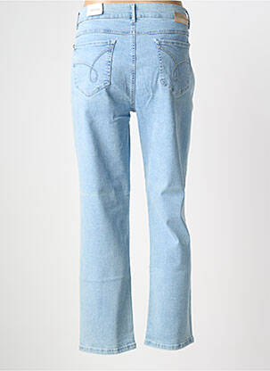 Jeans coupe slim stretch taille normale bleu ANNA MONTANA femme