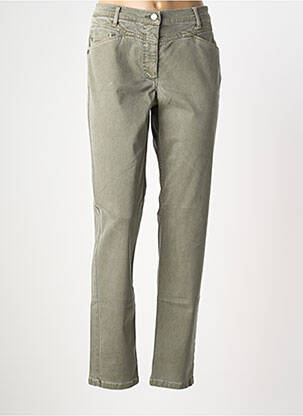 Jeans coupe slim stretch taille normale vert BETTY BARCLAY femme