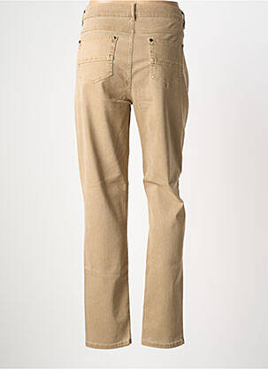 Jeans coupe slim stretch taille normale marron ANNA MONTANA femme