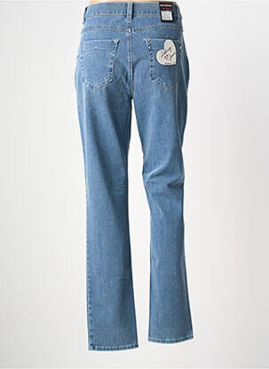 Jeans coupe slim stretch taille normale bleu ANNA MONTANA femme