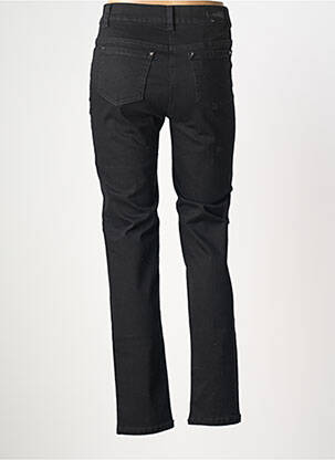 Jeans coupe slim stretch taille normale noir ANNA MONTANA femme