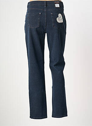Jeans coupe slim stretch taille normale bleu ANNA MONTANA femme