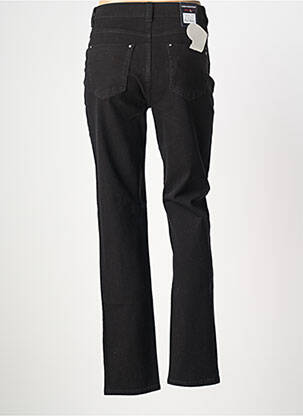 Jeans coupe slim stretch taille normale noir ANNA MONTANA femme