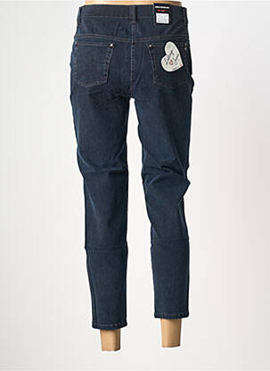 Jeans coupe slim stretch taille normale bleu ANNA MONTANA femme