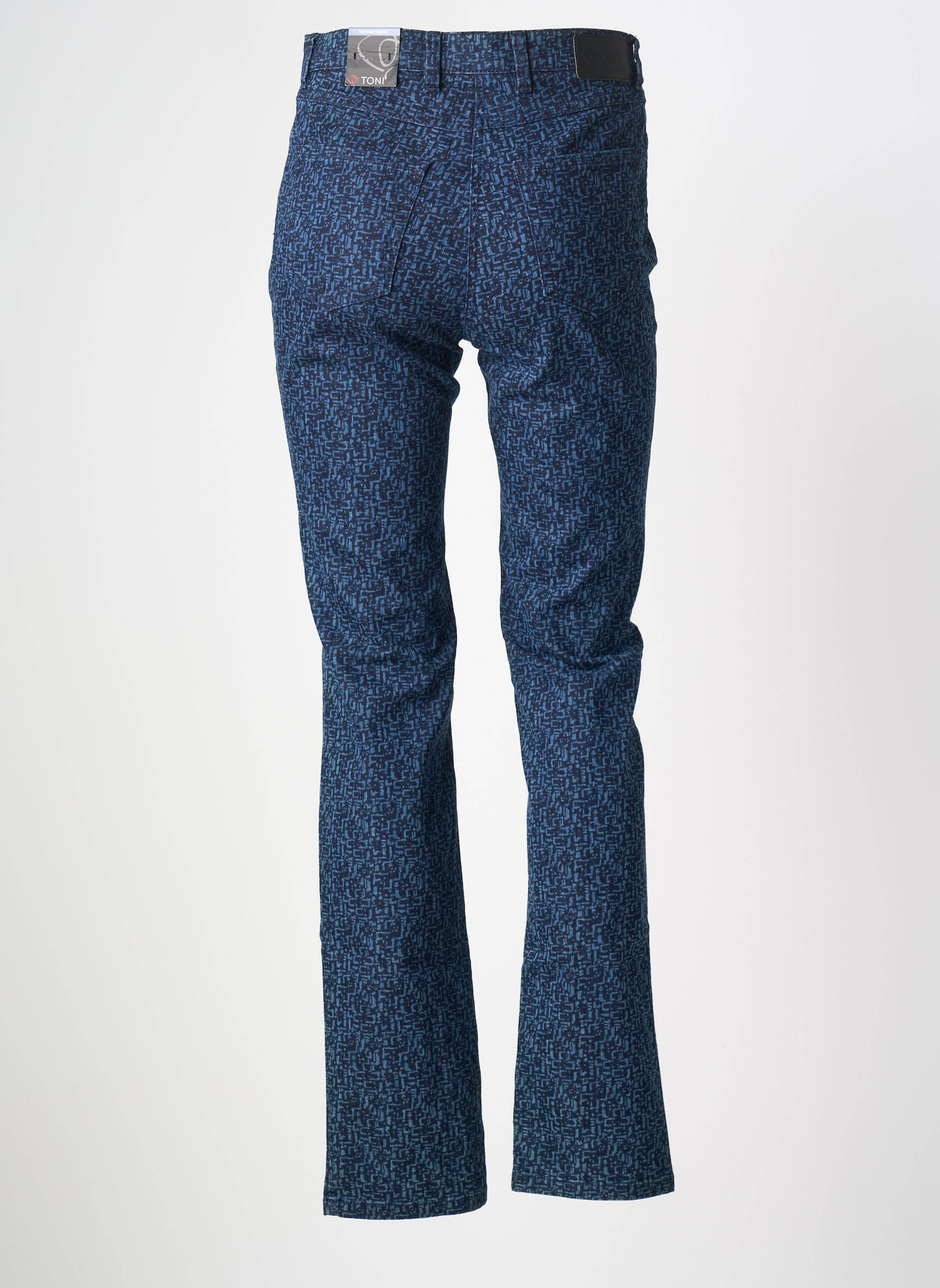 Jeans coupe slim stretch taille normale bleu TONI femme