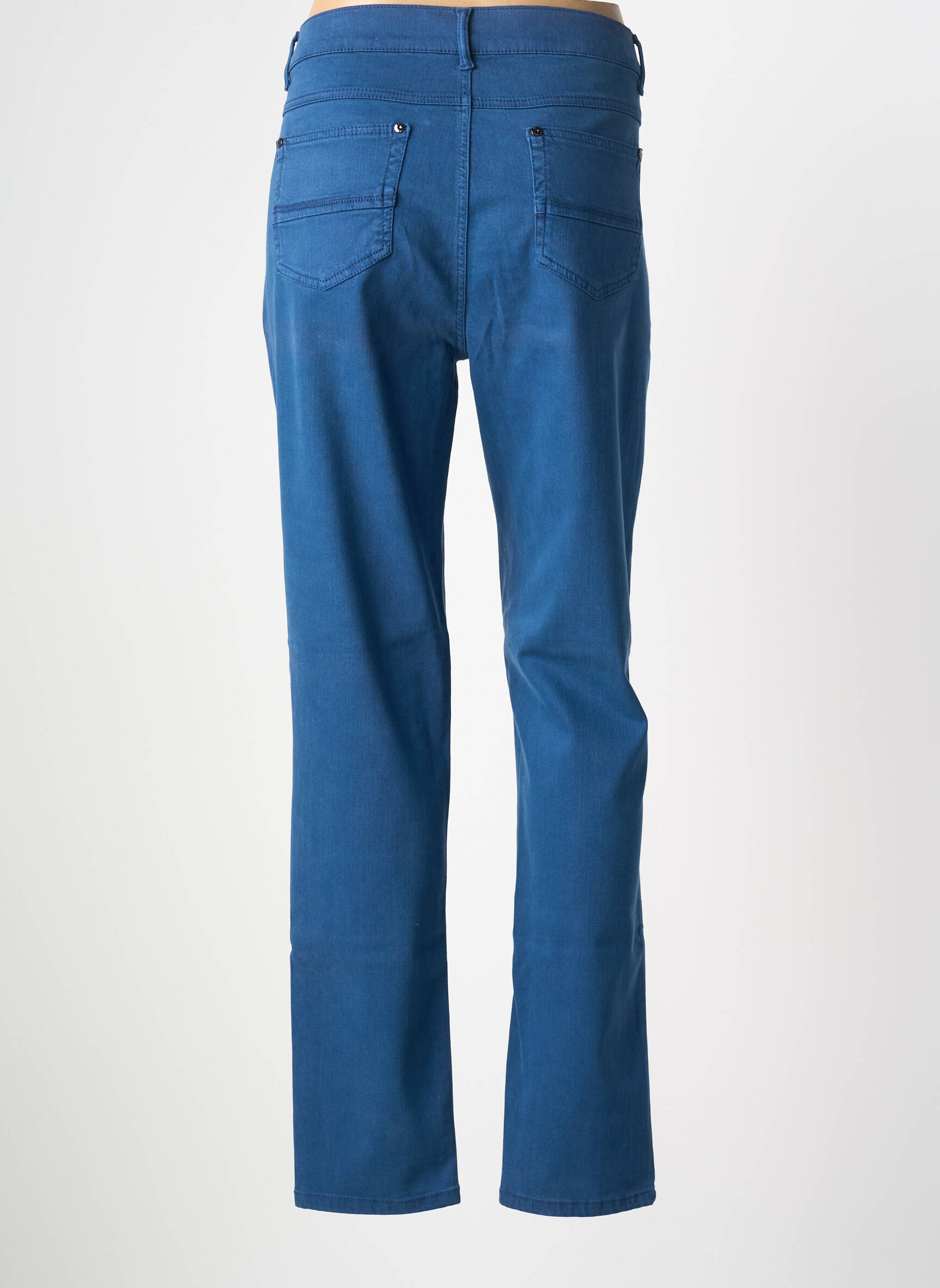 Jeans coupe slim taille normale taille normale bleu ANNA MONTANA femme