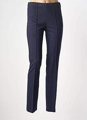 Pantalon slim taille élastique taille normale bleu BARBARA LEBEK femme