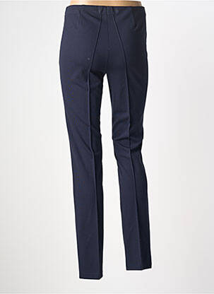 Pantalon slim taille élastique taille normale bleu BARBARA LEBEK femme