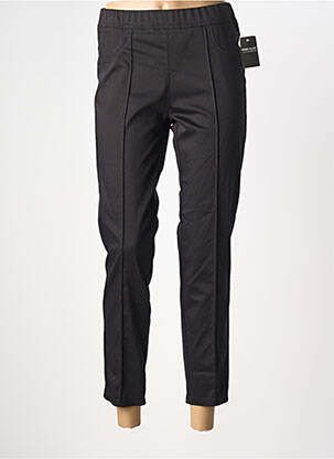 Pantalon 7/8 stretch taille normale noir FRANK WALDER femme