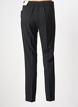 Pantalon slim taille élastique taille normale noir FRANK WALDER femme